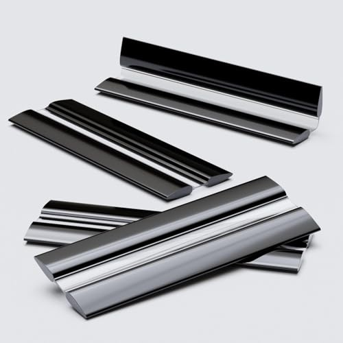 4X 100mm Black Low Profile Flex Hinges, Flexible Living Hinges, Continuous Acrylic Piano Hinges