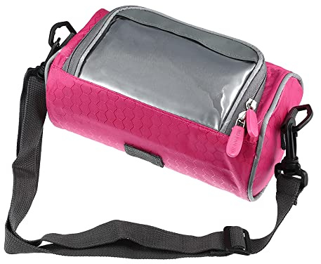 X AUTOHAUX Vélo Guidon Sac avec Écran Tactile Téléphone Support Avant Rangement Sac