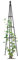 Tuteur de Jardin，Support pour Plantes grimpantes Pyramide en métal 90 à 180cm，Treillis pour d'Extérieur, Colonne Rosier, Arche Plante grimpante, Black (Size : 47/120cm H)