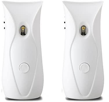 reamhome 2 dispenser automatico di deodoranti per ambienti da bagno, a tempo, montaggio a parete, dispenser automatico di profumo per la casa