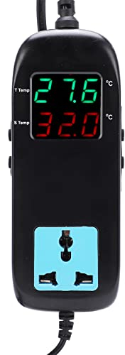 Digitaler Intelligenter Temperaturregler Thermostat Heiz- und Kühlmodusregler AC 90V-250V (EU-Stecker)