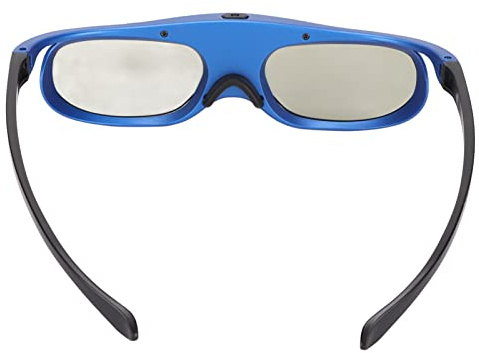 3D-Brille, 3D Aktive Shutterbrille Wiederaufladbare Brillen, Geeignet für 3D DLP-Link Projektor ZX4 H1 für JMGO G1 G3 X1 für Ben Q für für Optoma, für Hitachi