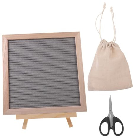 COHEALI 1 Satz Schwarzes Brett Brief-Message-Board Briefbrett Zeichen Brieftafeln selber machen dekoratives Memoboard Nachrichtentafel für den Haushalt Memoboards DIY-Board ，， Grey