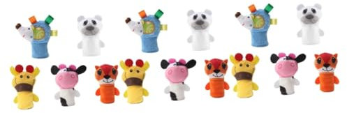 Alasum Fingerpuppe Igel 15 STK Lernspielzeug Für Kinder Tierpuppen Puppen Lernspielzeug Tierspielzeug Kinderspielzeug Handpuppe Tierisches Spielzeug Marionetten Spielzeug Puzzle-Spielzeug