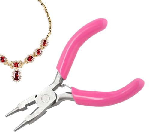 Rundzange für die Schmuckherstellung – Präzisions-Rundzangen-Set | Drahtbiegezange für Schmuckdesign, Perlenarbeiten und Bastelprojekte, professionelles Schmuck-Werkzeug-Set