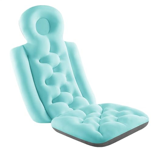 Cuscino per vasca da bagno, delicato sulla pelle, cuscino per vasca da bagno per tutto il corpo, materasso per vasca da bagno con strati spessi, cuscino elastico per la schiena per vasche da bagno di