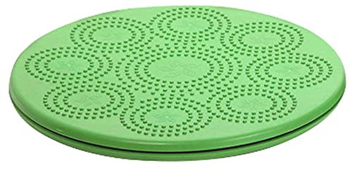 Drehbarer Drehständer, Plattenspieler, grün, 11 Zoll, Gummi, handgedrehte Flache Plattform, runder Drehtisch, Drehbasis, super belastbar, Abriebfest, Flexible Drehung