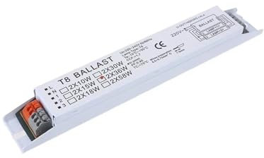 ZMZYELPECB Balasto electrónico T8 de Amplio Voltaje, 220-240 V CA, 2 x 18 W, 2 x 30 W, 2 x 58 W, 2 x 36 W y 1 x 36 W, for lámparas Fluorescentes(2x36W)
