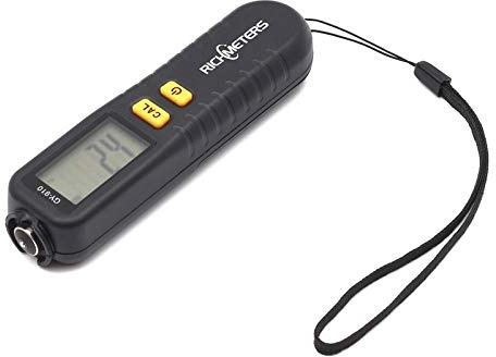 Spessimetro Vernice, GY910 digitale di spessore rivestimento Calibro 1 micron / 0-1300 auto vernice Spessore Tester misura FE NFE