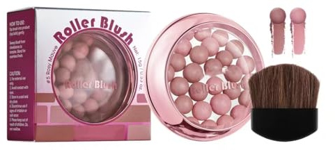 Fard à joues boule - Haute brillance, contouring, poire bronzante, effet longue tenue, effet sculptant et illuminant, rehausse les pommettes