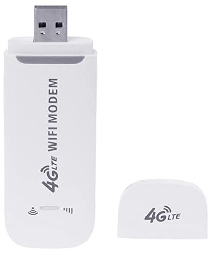 Croerma Adattatore di Rete Modem USB 4G LTE con Scheda SIM WiFi Hotspot Router Wireless 4G per Win XP Vista 7/10 10.4