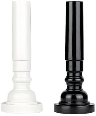2 Stück 7C Trompetenmundstück Set, ABS Professionelle Trompete Connector Tube Musikinstrument Zubehör für Fortgeschrittene Spieler und Musiker