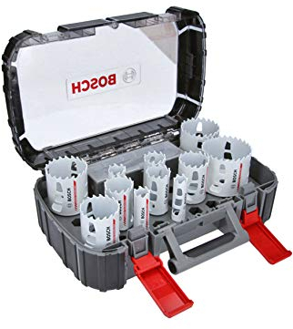 Bosch Professional 13 tlg. Carbide Lochsäge Endurance for Heavy Duty Universal Set (Zubehör Bohrmaschine)