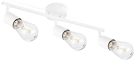 Home Sweet Home Moderner LED Deckenleuchte | Mello | 45.5/11.5/16cm | Weiß | Deckenstrahler 3 Flammig | Metall | Dimmbar | inkl. LED-Leuchtmittel | E27 | 4W | 350lm | warmweißes Licht