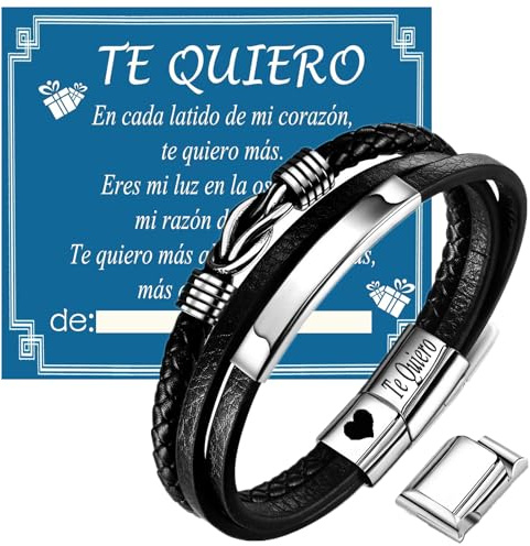 Gkmamrg Regalos para Hombres, marido, amigo Regalos, con grabado Te Quiero, aniversario de boda, regalo de cumpleaños, regalo de amor para hombres