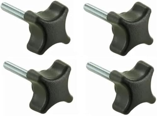 cyclingcolors 4x vis étoile M6 x 30 bouton moleté manœuvre tête plastique oreille