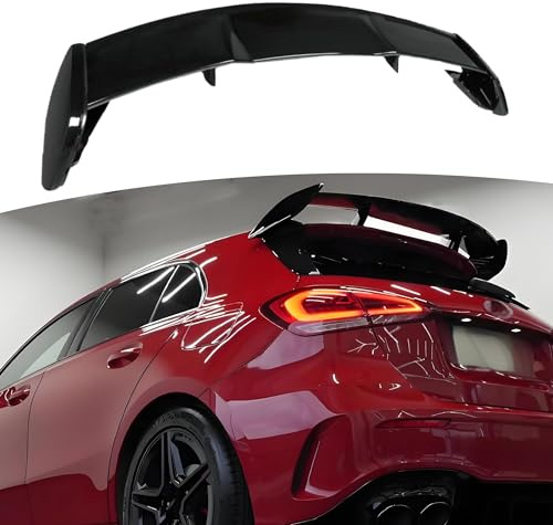 Coche Alerón Trasero para Mercedes Benz A Class W177 Hatchback 2018-2024 A160/ A180/ A200/ A220/ A250/ A35/ A45/ AMG Style,Anticolisión y Resistentes Aleron para Maletero Decorativos Accesorios