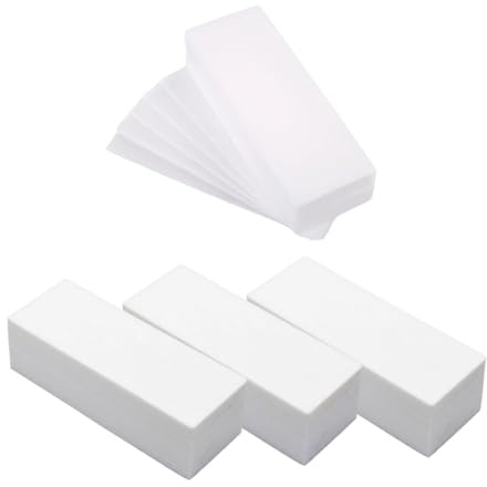 400 Pcs Non-Woven Wax Strips for Arms, Eyebrow Hair, Underarms & Face Hair Removal,Waxing Strips,Wax Paper Gentle & Effective(3.9in*1.6in)