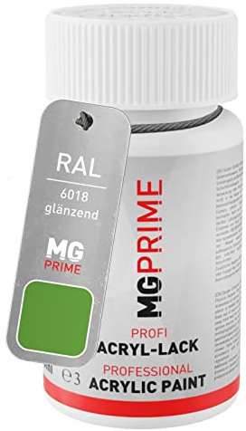 MG PRIME RAL 6018 Gelbgrün/Yellow green glänzend Lackstift 50 ml schnelltrocknend
