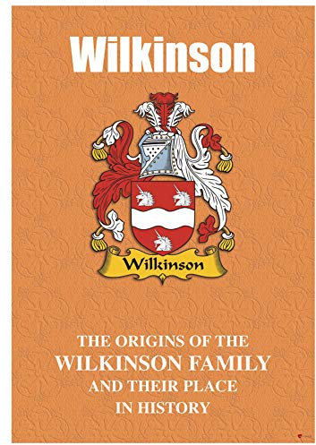 I LUV LTD Wilkinson Anglais Nom de Famille Livret D'histoire avec de Brefs Faits Historiques