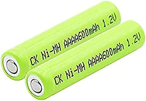 IEVEDIVB 1.2v AAAA 600mah Am6 Lr61 Ni-MH Batteries, Rechargeable for LED Mini Fan,2pcs