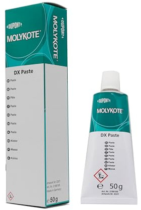 Molykote DX Pasta 50g 1.75oz Smörjmedel Vit Höga Temperaturer Anti-seize Fett för Plastväxlar Klockor Industri Bil