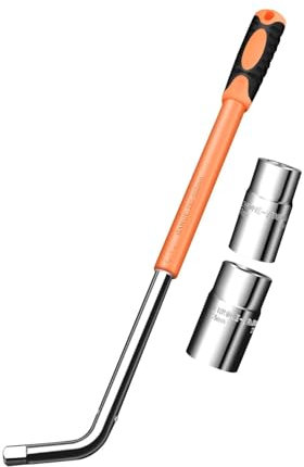 Ghjkldha Teleskop-Radschlüssel | verstellbarer Radschlüssel | ausziehbarer Radschlüssel | Teleskop-Reifenschlüssel | Multi-Size Lug Wrench | kompakter Radschlüssel mit hohem Drehmoment