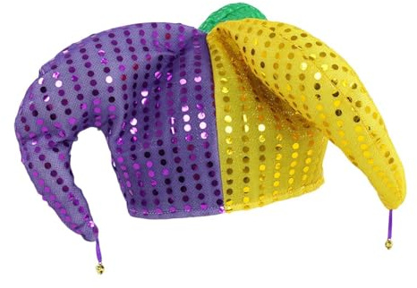 Halloween Clown Hat Costume with Bells Party Carnival