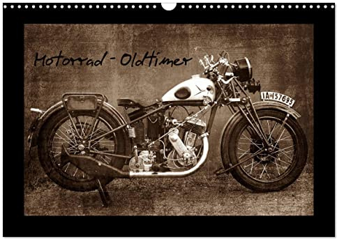 Motorrad Oldtimer (Wandkalender 2026 DIN A3 quer), CALVENDO Monatskalender (CALVENDO Mobilitaet)