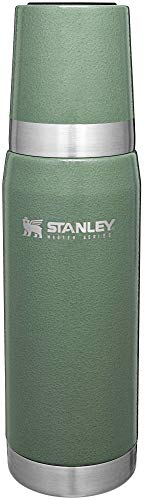 Stanley - Bottiglia termica indistruttibile, unisex, colore: Verde Hammertone