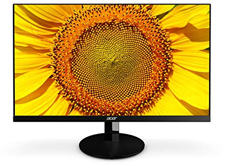 Acer SA270 Bbmipux Monitor da 27 Full HD (1920 x 1080) IPS ultra-sottile Edge-to-Edge con tecnologia AMD Radeon FreeSync, 1ms VRB, (porta USB 3.1 Type-C, Display Port e porta HDMI), nero