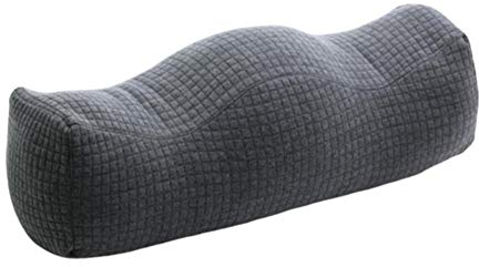 Komfortabler Orthopädisches Venenkissen Bein-Kissen mit Waschbarem Kissenbezug für Leichtigkeit Knie, Bein, Hüfte, Rücken, Knöchel und Gelenkschmerzen Einfach zu säubern (Color : Black)