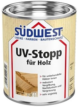 Südwest UV-Stopp - Schützt Holz vor Vergilbung und Nachdunkeln (1 L)