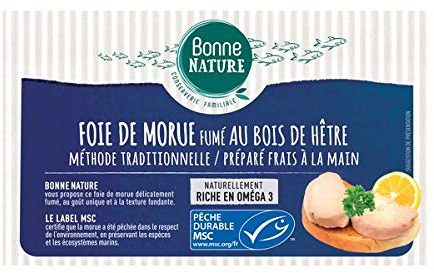 Bonne Nature - Foie De Morue Fumé Au Bois De Hêtre 120G - Unité