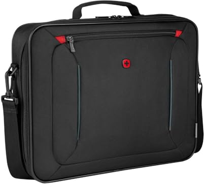 WENGER BQ Laptop-Tasche, Notebook, Organizer, Büro Business-Reisen Uni, Damen/Herren, Schwarz