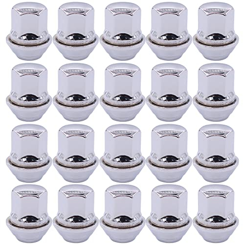 HouYeen Alloy Wheel Nuts for F-ord Fiesta Focus Fusion M12x1.5 Bolt Nut Stud 20Pcs