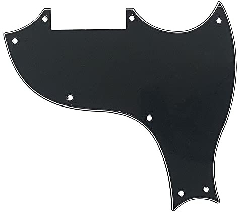 Passend für Gi Bson SG-X Style Gitarren-Schlagbrett (3-lagig, schwarz)