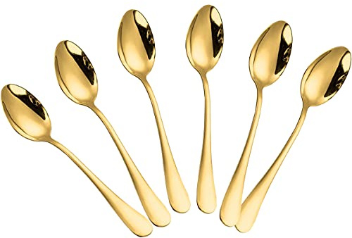 Wesdxc56 Demitasse Cuillère à café en acier inoxydable 14 cm