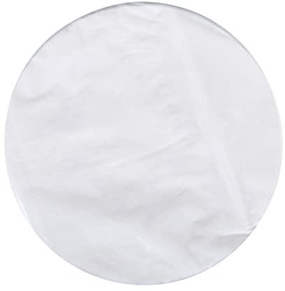 Papier Silicone de Cuisson Rond Blanc 50 Feuilles, Papier | Feuilles Prédécoupées, Design Double Face, Usage Maison et Boutique, Léger, Portable, Antiadhésif