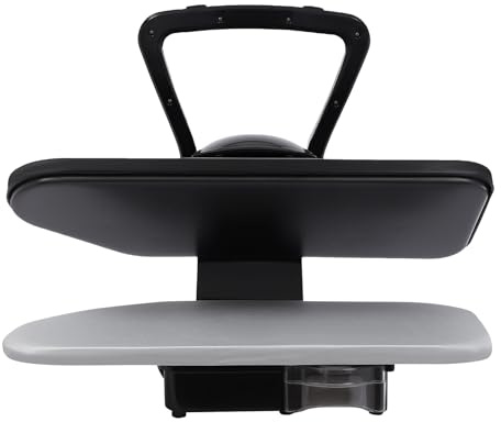 Intelligent Steam Press for Clothes, 1600W Digital Steam Fabric Press Machine w/Multiple Fabric Settings-Fast Heating, Steam Iron Press Machine w/Touch Screen & Voice Prompts, 42 Steam Outlets (Black)
