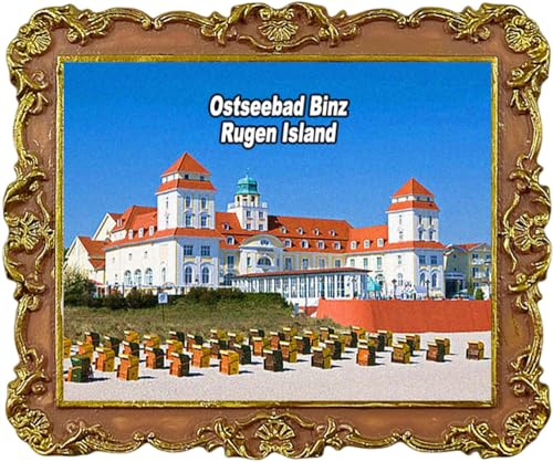 Ostseebad Binz Rugen Island Deutschland Touristensouvenirs Kühlschrankmagnet Kühlschrankdeko Magnet