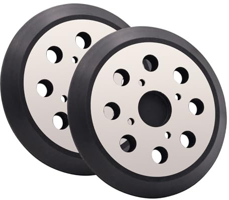 Almohadillas de repuesto para lijadora orbital de 5 pulgadas, almohadilla de lijado de metal con gancho y bucle de 5 pulgadas para Milwaukee 6034-21,6021-211, Craftsman 315, Ryobi RS290, RS280/VS,