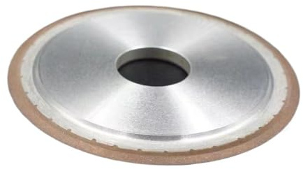 WUUKEPSG Meule Diamantée 14E1 Double Hypoténuse Psx, Céramique, Graphite, Tungstène, Alliage D'Acier, Disque de Polissage À Rainure En V Ouverte/150 * 6 * 32 * 6 * 3(60Deg)