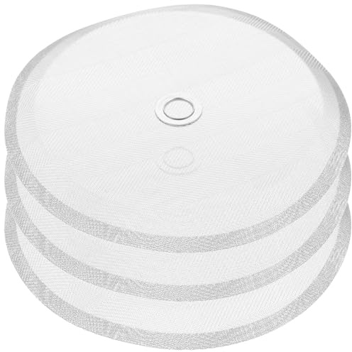 LOLIPPYY 3 piezas Filtro de Café de Acero Inoxidable Malla Fina Reutilizable para Máquina Espresso y Prensa Francesa Control de Flujo para Sabor Intenso Compatible con Cafetera de Tazas