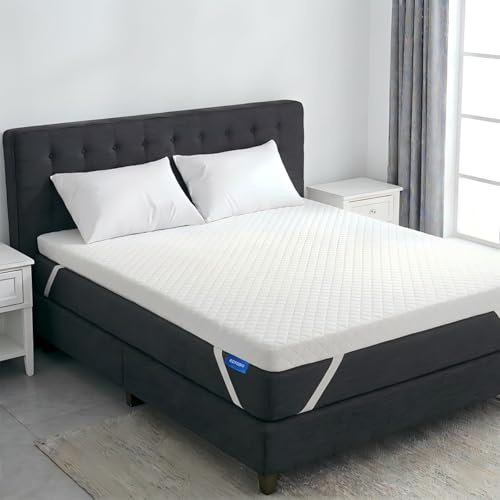 Surmatelas ROYGBIV 160x200 cm, Mousse à mémoire de Forme Gel 7 cm - Ergonomique, soulage la Pression, Respirant, hypoallergénique, Housse Lavable - certifié Oeko-TEX