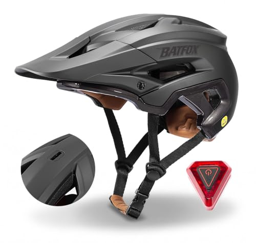 KINGBIKE Mountainbike Fahrradhelm Herren und Damen mit Kamerahalterung, Leichter MTB Helm Fuer Erwachsene, atmungsaktiv, verstellbar 56-60 cm, Fuer Rennrad, City und E-Bike