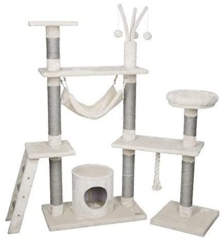 Kerbl Pet Kratzbaum Creativ Adventure beige/grau, Höhe 150cm
