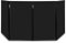Vonyx - Pannello frontale DJ in lycra nera, schermo DJ pieghevole e facile da installare, nasconde apparecchiature DJ, design sobrio ed elegante, DB2B