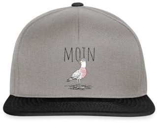 Moin Möwe Norddeutschland Seemann Snapback Cap