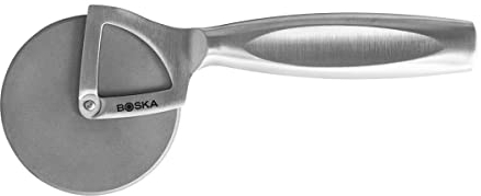 BOSKA Pizza Cutter Monaco+ - Premium pizza wheel - Pizza cutter wheel - Large wheel - Pizza slicer - Easy to cut - Large handle